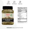 Pride of India – Black Mustard Seed Ground – Perfect Ingredient in Spice Blends – Spice up Pickles/Curries/Stews – Additives Free/Gourmet Spice – Easy