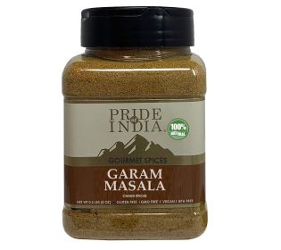 Pride of India - Garam Masala Ground – Warming Spice Blend for Variety of Dishes – Flavorful Mix for Curries and Pilafs – Easy to Use - 2.2 oz. Small (size: 8 oz)